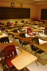 Tirsdag morgen ble tomme klasserom fylt av ivrige elever (CC:BY Seth Sawyers)